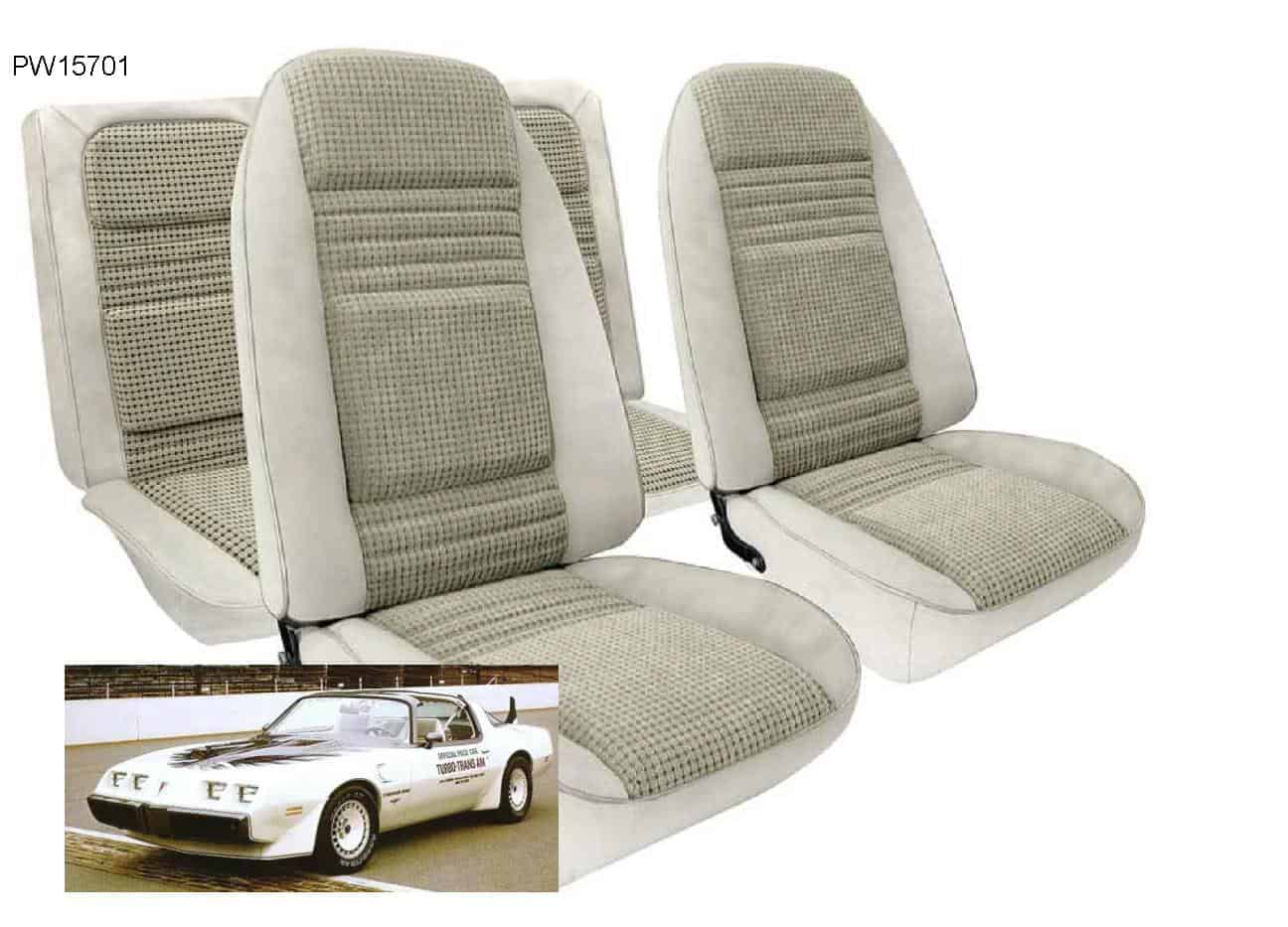 Seat Trim Kit: 80 Pontiac TA Daytona Pace Car Set